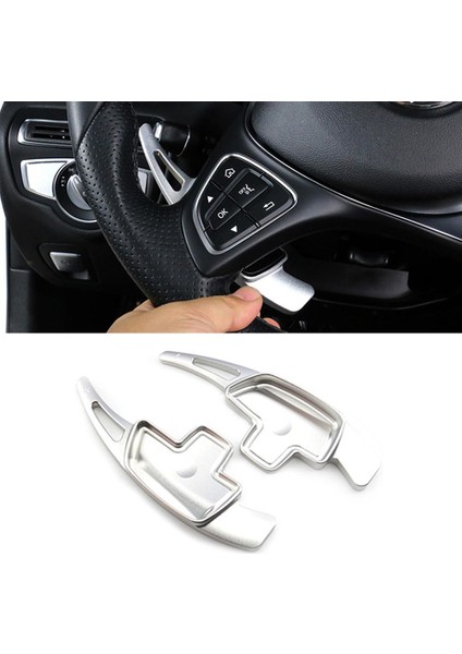 W176 C117 W205 W213 W218 Amg F1 Kulakçık Gümüş Gri