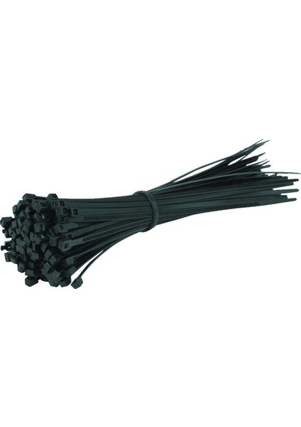 Kablo Bağı Plastik Cırt Kelepçe 4,8X380MM 100 Adet Siyah