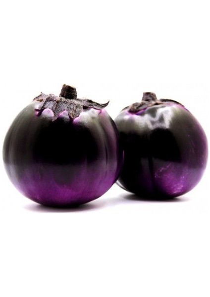 Elma Patlıcanı Tohumu 10 Tohum Patlıcan Tohumu