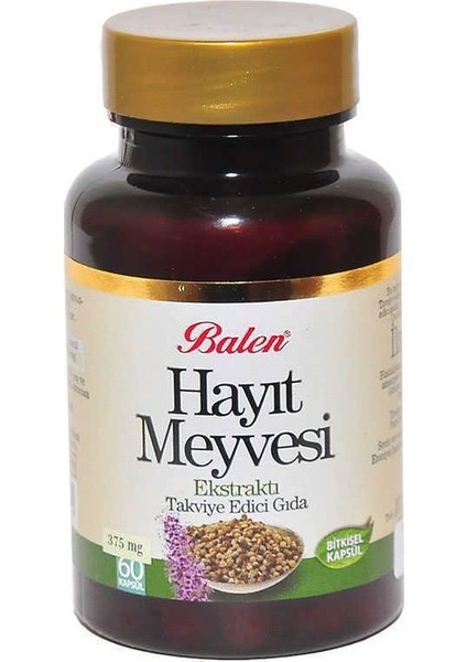 Hayıt Meyvesi Ekstratı Kapsül 60 Adet