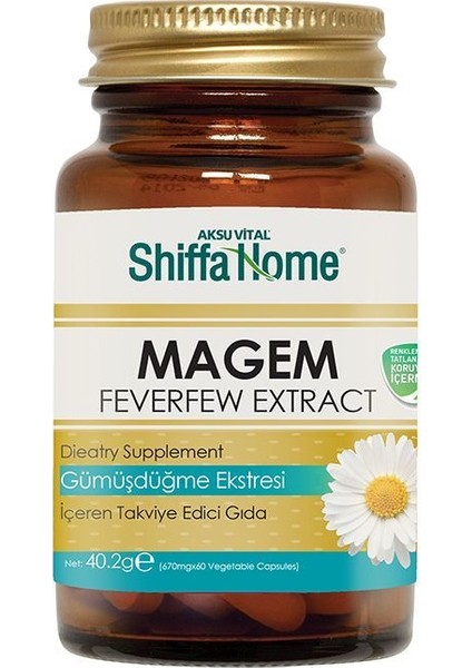 Shiffa Home Magem Söğüt Kabuğu Ekstresi 670 mg 60 Kapsül