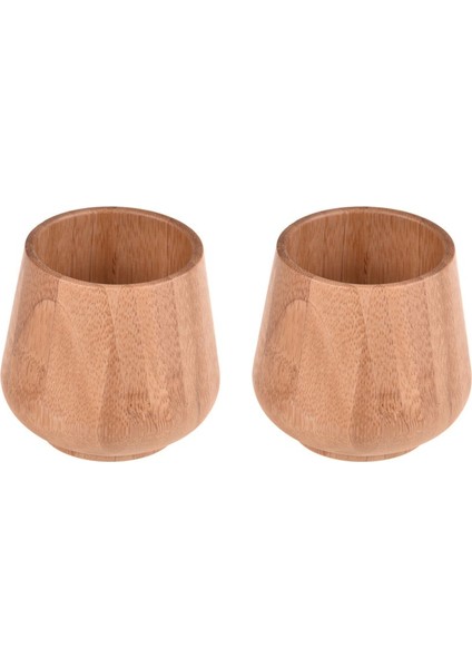 Gento - 2 Li Bambu Bardak 100 Ml (7 Cm)