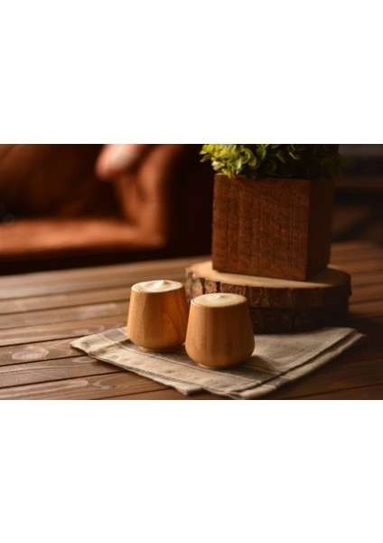 Gento - 2 Li Bambu Bardak 100 Ml (7 Cm)