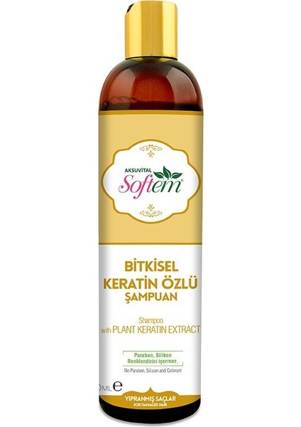 Softem Bitkisel Keratin Özlü Şampuan 400 ml