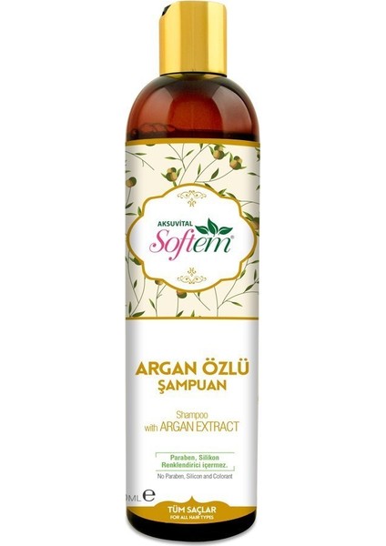 Softem Doğal Argan Özlü Şampuan 400 ml