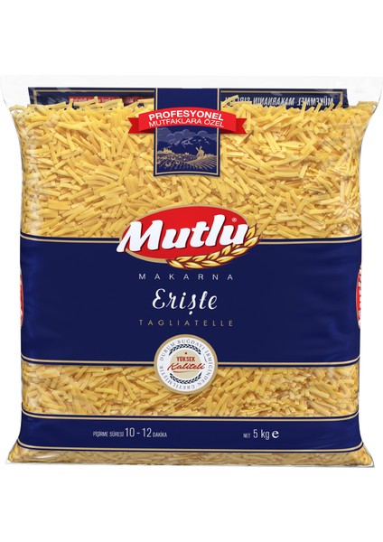 Mutlu Makarna Erişte 5 kg