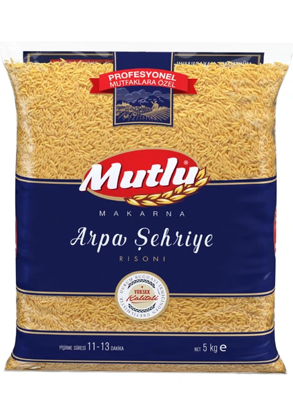 Mutlu Makarna Arpa Şehriye 5 kg