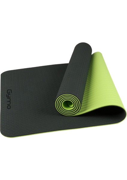 Ekolojik 6mm Tpe Yoga Matı Pilates Minderi Neon Sarı
