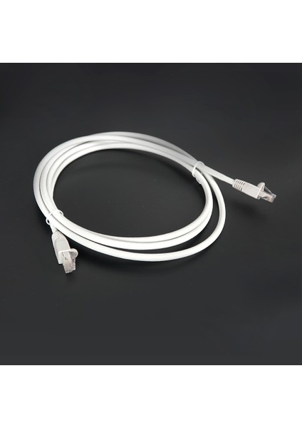 Bakır Patch Kablo Cat6A UTP 2mt LSZH Gri Patch Cord 2 Adet