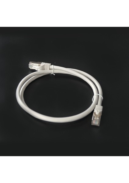 Bakır Patch Kablo CAT6A U/ftp 3m Lszh Gri Patch Cord 2 Adet