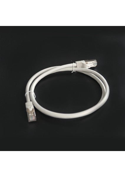 Bakır Patch Kablo CAT6A U/ftp 3m Lszh Gri Patch Cord 2 Adet