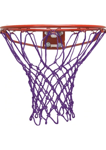 Basketbol Filesi 4mm Polys. Mor - 2 Adet (Basketbol Pota Ağı)