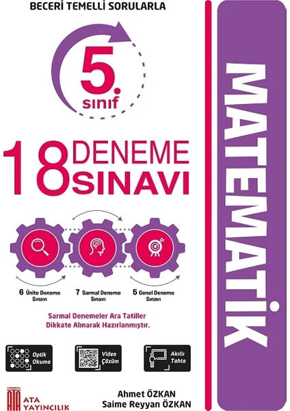 Ata Yayıncılık  Yeni Nesil 5. Sınıf 18 Deneme Sınavı Matematik