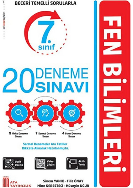 7. Sınıf Fen Bilimleri Yeni Nesil 20 Deneme Sınavı