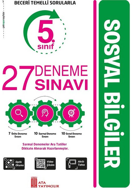 Yeni Nesil 5. Sınıf 27 Deneme Sınavı Sosyal Bilgiler