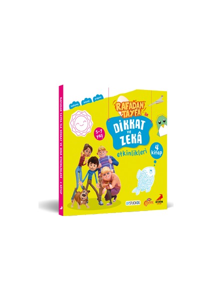 Rafadan Tayfa ile Dikkat ve Zekâ Etkinlikleri (4 Kitap) Çocuk
