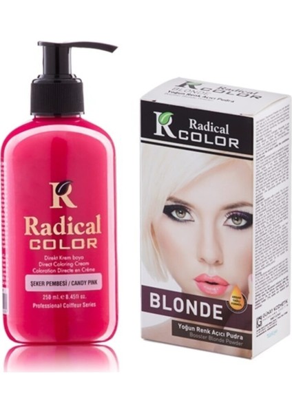 Şeker Pembesi Amonyaksız Su Bazlı Saç Boyası 250ml 2SET