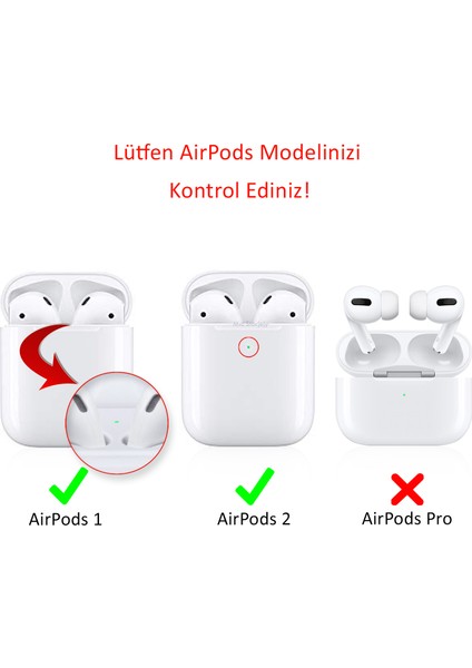 Airpods-EarPods ile Uyumlu Kulaklık Kılıfı 0.5mm İnce Tasarım 3Çift S Boy Sağlam Kavrama
