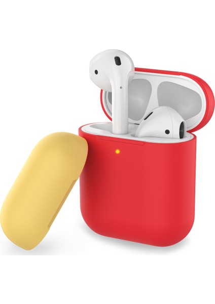 AirPods Kılıf Koruyucu Case Silikon Mat Yedek Kapak Hediyeli PT-38