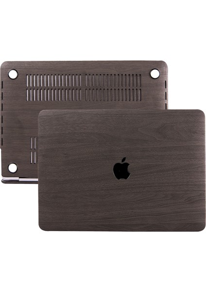 Macbook Air M1 Kılıf 13 inç A1932 A2179 A2337 ile Uyumlu Wood