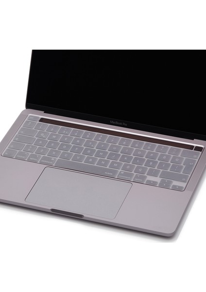 Macbook Pro Klavye Kılıfı 13inç M1-M2 Türkçe Q Baskı A2338 2289 2251 A2141 ile Uyumlu