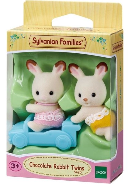 Sylvanian Families Çikolata Kulaklı Tavşan Ikiz Bebekleri 5420