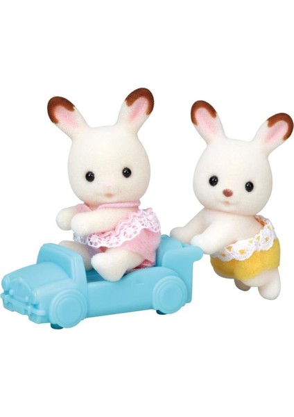 Sylvanian Families Çikolata Kulaklı Tavşan Ikiz Bebekleri 5420