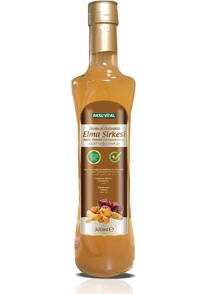 Zerdeçal Ekstratlı Elma Sirkesi 500 ml