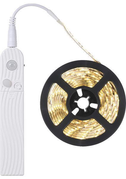 DC5-6V 2W 120 LED Şerit Işık Kabine Lamba 2 m Sıcak Beyaz 2W (Yurt Dışından)