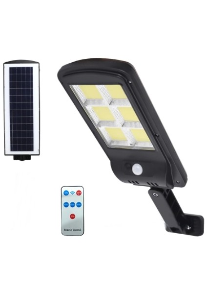 Fotoselli 3 Modlu Cob LED Solar Güneş Enerjili Sokak Lambası Bahçe Aydınlatması 35CM x 11.5cm No:3