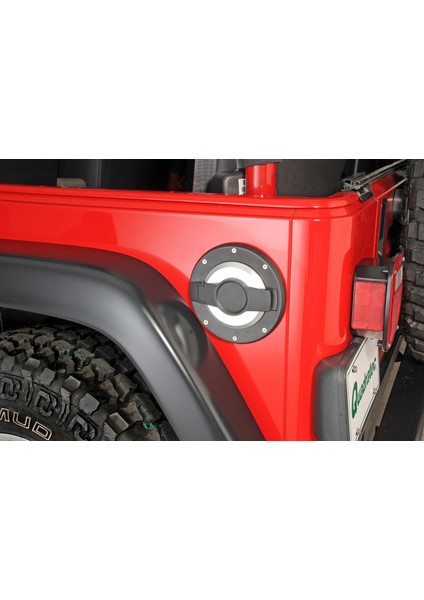 Wrangler Rubicon Jk 2007-2017 Krom Siyah Depo Kapağı