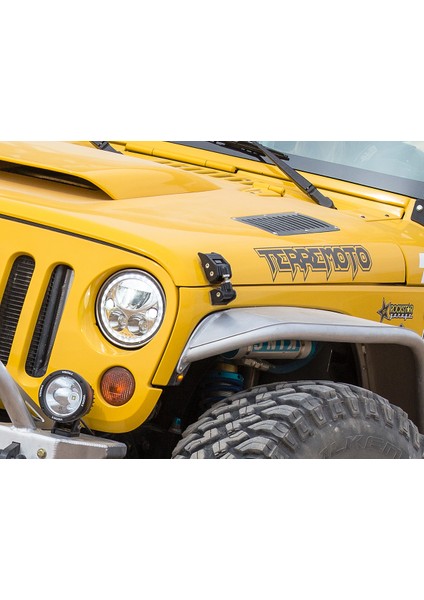 Wrangler Rubicon Jk Ön Kaput Mandalı Seti Siyah Metal indirimleri