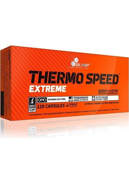 Thermo Speed Xtreme 120 Kapsül