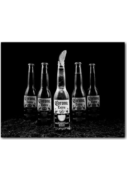 Cakatablo Ahşap Tablo Corona Extra Biralar ve Lime