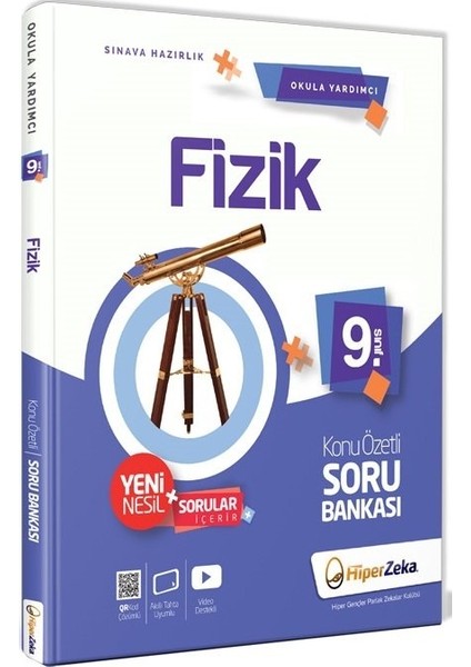 Hiper Zeka Yayınları 9. Sınıf Fizik Konu Özetli Soru Bankası