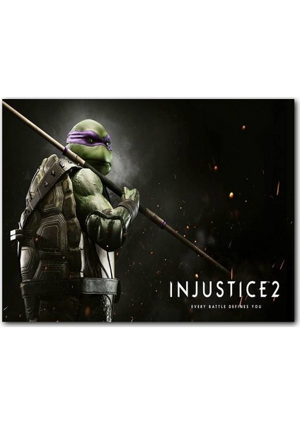Cakatablo Ahşap Tablo Injustice 2 Ninja Kaplumbağa