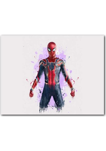 Cakatablo Ahşap Tablo Spider Man Taslak Çizim