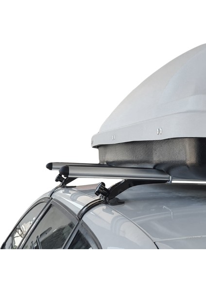 Toyota Prius 2009-2016 Için Oluksuz Tip Ara Atkı Tavan Barı - Gri