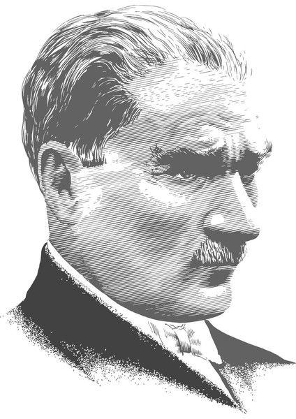 Atatürk Büyük Türk Başbuğ Şeffaf Sticker 00618