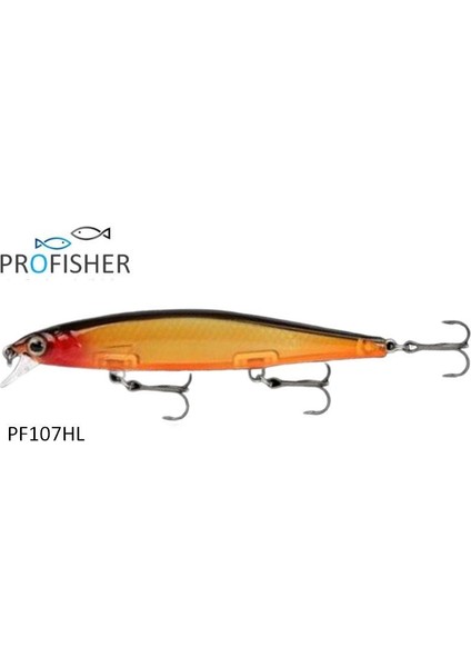 Profısher 3 Kanca Sahte Yem Yavaş Çökme 13 gr 11 cm Sunset
