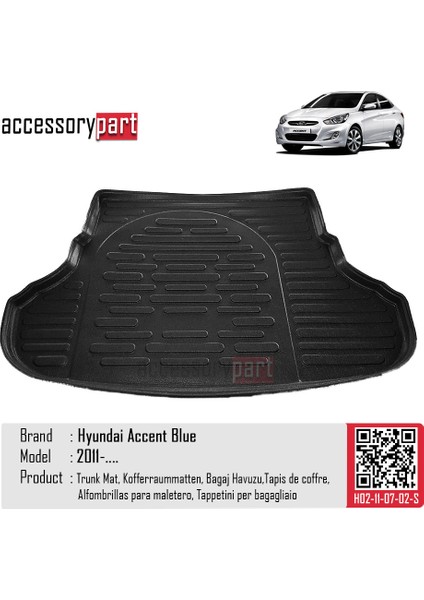 Hyundai Accent Blue Bagaj Havuzu 2011 Model ve Sonrası fiyatları