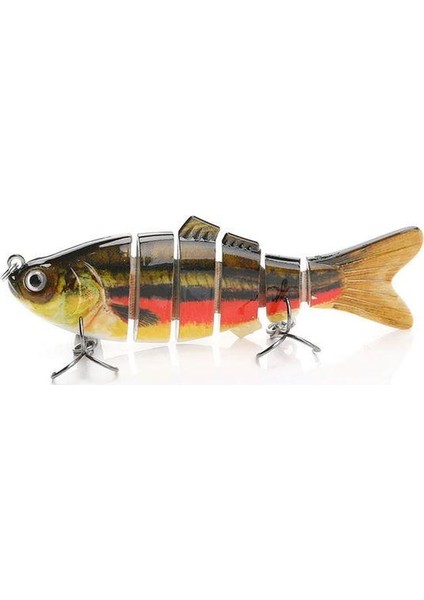7 Eklem 2 Kanca Sahte Balık Yem 15,5 gr 10 cm Bream N