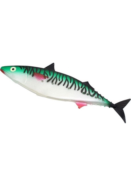 Profısher Yarık Karın Yeşil Silikon Sahte Yayın Avı Yem 28 cm 67 gr