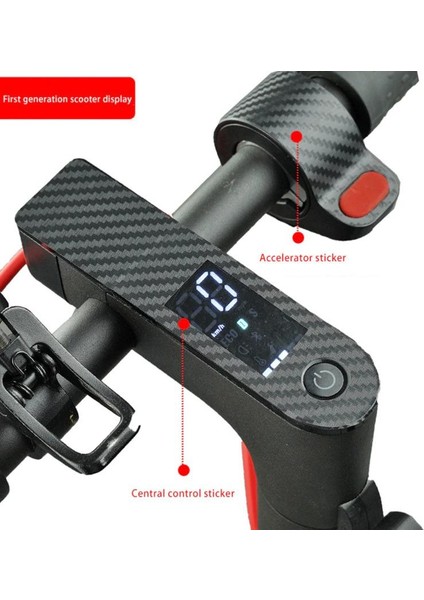 M365/PRO Elektrikli Scooter Için Panel ve Gaz Karbon Desen Film fiyatları