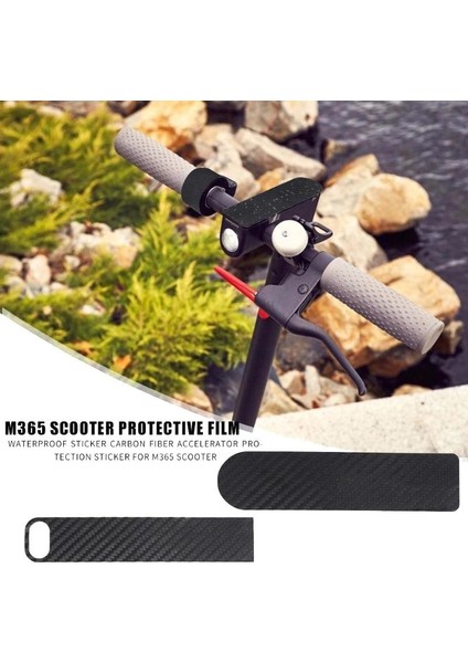 M365/PRO Elektrikli Scooter Için Panel ve Gaz Karbon Desen Film fırsatları