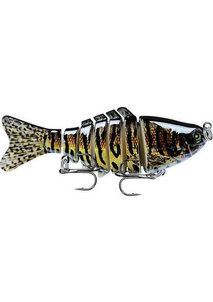 7 Eklem 2 Kanca Sahte Balık Yem 15,5 gr 10 cm Bream H