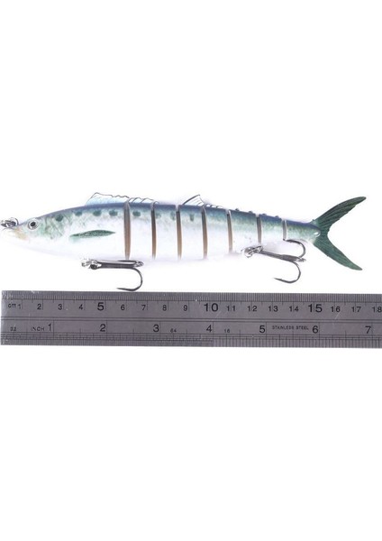 8 Eklem 2 Kanca P1 Tuna Sert Sahte Yem 38 gr 18 cm