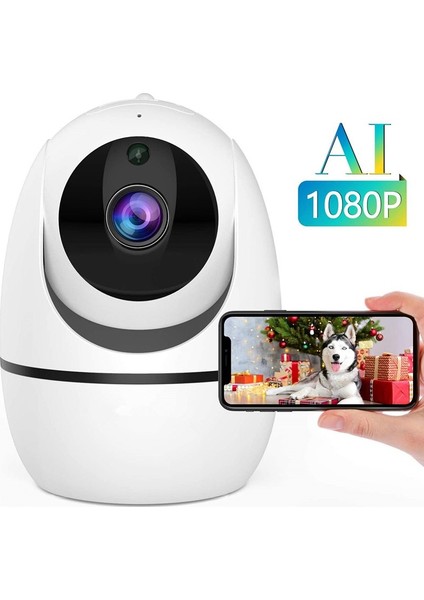 Jo Moyner 2mp Fhd Ip Wifi Kamera 128GB Sd Krt Güvenlik Kamerası Bebek Izleme Pet Izleme AP-688RS-2MP