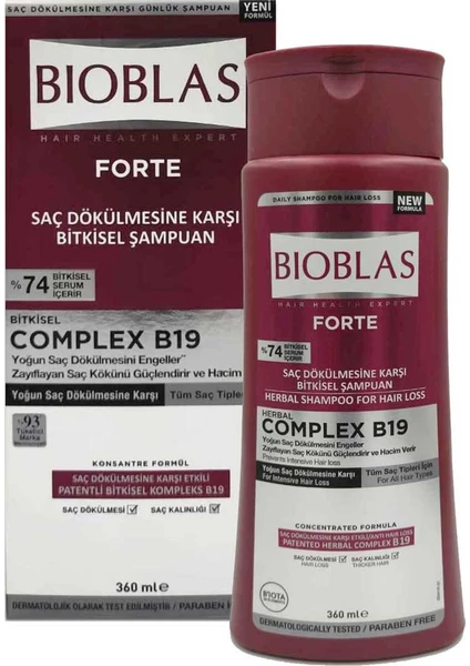 Forte Bitkisel Şampuan 360 ml