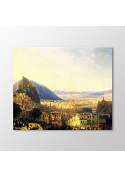 Tiflis Görünümü, 1868 Tablo